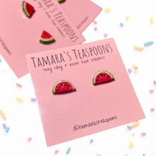 Load image into Gallery viewer, Proceeds for Palestine - Watermelon Earrings