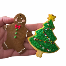 Load image into Gallery viewer, Gingerbread man cookie ornament kit