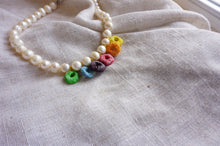 Load image into Gallery viewer, Fruit Loops Pearl Necklace