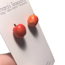 Load image into Gallery viewer, Apple Fruit Earring Studs