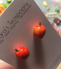 Load image into Gallery viewer, Apple Fruit Earring Studs