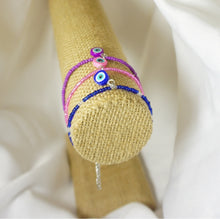 Load image into Gallery viewer, Pink Evil Eye Bracelet