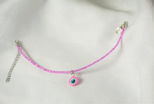 Load image into Gallery viewer, Pink Evil Eye Bracelet