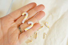 Load image into Gallery viewer, Christmas Candy cane earrings -
