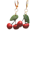Load image into Gallery viewer, Cherry Cherry Lady Danglies
