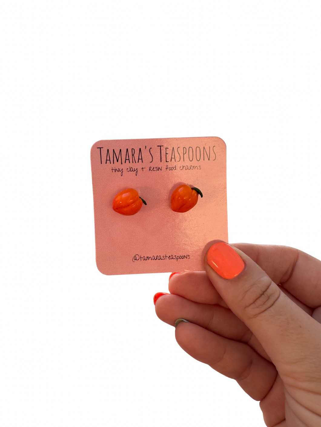 Winona Peach Earrings
