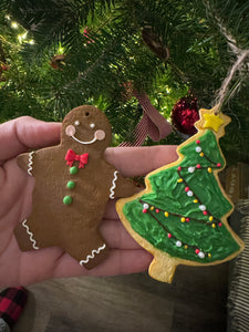 Gingerbread Man Christmas Ornament