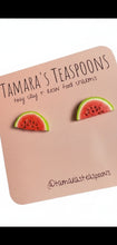 Load image into Gallery viewer, Proceeds for Palestine - Watermelon Earrings
