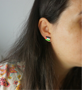 Proceeds for Palestine - Flag Earrings