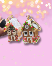 Load image into Gallery viewer, Gingerbread House Earrings (Oh Christmas Treats!)
