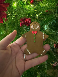 Gingerbread Man Christmas Ornament