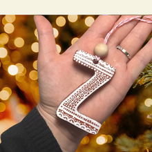 Load image into Gallery viewer, Gingerbread Letter Ornaments
