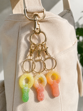 Load image into Gallery viewer, Sour Key Bag Charms
