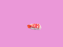 Load image into Gallery viewer, Handmade Clay Ebi Sushi Magnet
