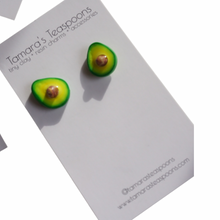 Load image into Gallery viewer, Avocado Fruit Earrings - Size: Large
