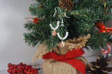 Load image into Gallery viewer, Hot Cocoa Pearl Hoops  (The Cozy Christmas Collection)

