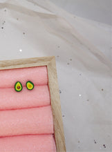 Load image into Gallery viewer, Avocado Earring Studs - Small
