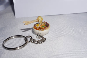 Ramen bowl keychain