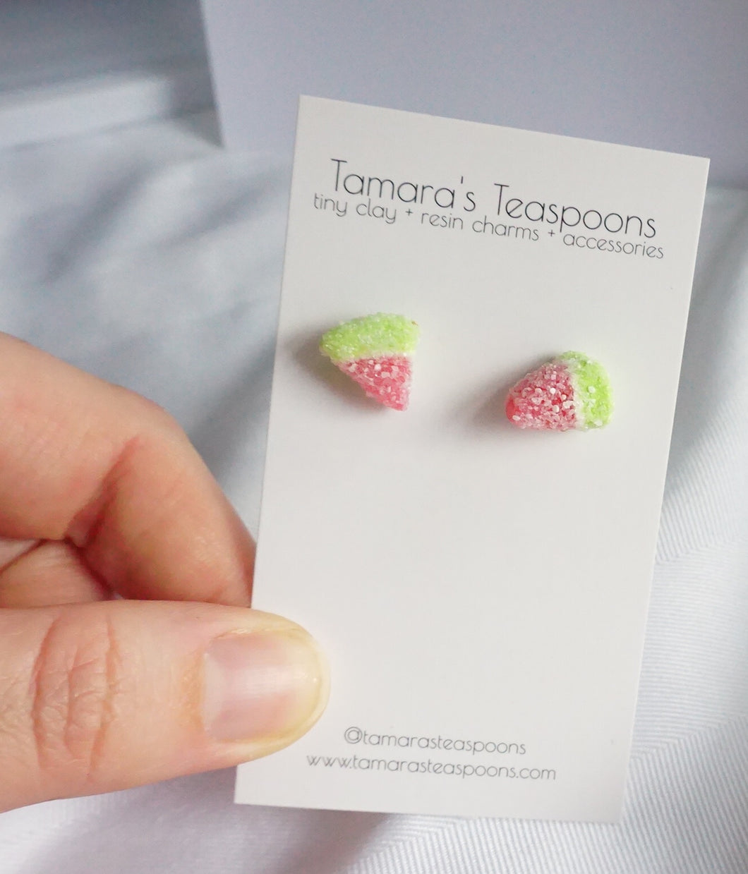 Sugar Watermelon Gummy Earrings