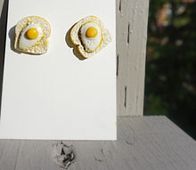 Load image into Gallery viewer, Egg Toast Earrings
