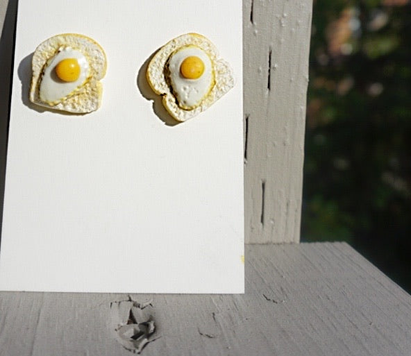 Egg Toast Earrings