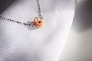 Pink Donut Necklace