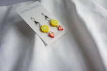Load image into Gallery viewer, Lemon Strawberry Fruit Earrings
