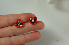Load image into Gallery viewer, Valentines Day Chocolate Box Studs
