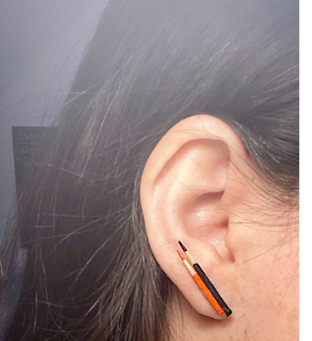 Coloured Pencil Earrings