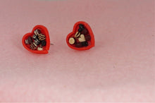 Load image into Gallery viewer, Valentines Day Chocolate Box Studs
