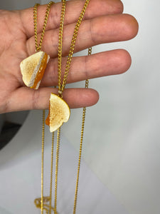Grilled Cheese Necklace Pair